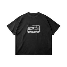 Embrace a throwback vibe with our Vintage-Inspired Mixtape Graphic Tee, designed for true music aficionados. Crafted from soft, 100% premium cotton, this tee combines comfort with a touch of nostalgia. The centerpiece is a meticulously detailed, vibrant print of a classic mixtape, evoking memories of a bygone era where mixtapes were the ultimate personal touch in music sharing. Perfect for casual outings, music festivals, or just lounging at home, this t-shirt is not only a nod to the past but a Black Hip Hop T-shirt For Music Festival, Black Relaxed Fit Music-themed T-shirt, Hip Hop Style Short Sleeve Tops For Music Festival, Streetwear Short Sleeve Tops For Music Festivals, Retro Cotton Tops With Band Logo, Retro Cotton Top With Band Logo, Cotton Graphic Tops For Music Festival, Short Sleeve Tops For Streetwear At Music Festivals, Cotton Tops With Graphic Design For Music Festival