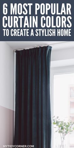 popular curtain color ideas Home Curtain Ideas, Black Curtains Living Room, All Black Bathroom, Navy Blue Rooms, Dark Grey Couches, Navy Curtains, Curtains Living Room Modern, Dark Grey Walls