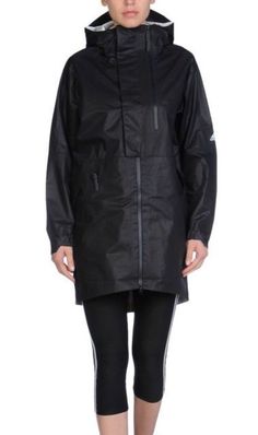 Adidas Women's Utility 2-in-1 Parka, Black, Medium | eBay Black Sporty Raincoat For Hiking, Black Nylon Raincoat For Outdoor Activities, Black Casual Nylon Raincoat, Casual Black Nylon Raincoat, Black Hiking Raincoat With Adjustable Hood, Nylon Windbreaker For Rainy Season, Casual Nylon Raincoat With Storm Flap, Nylon Outerwear With Storm Flap For Rainy Weather, Black Windbreaker With Zip Fly For Outdoor