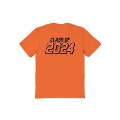 Show your graduation pride with this Men's COLAB89 by Threadless Class Of 2024 Graduate Graphic Tee.Show your graduation pride with this Men's COLAB89 by Threadless Class Of 2024 Graduate Graphic Tee.FEATURES Crewneck Graduate in style with this Graphic Tee!FABRIC & CARE Cotton Machine wash Imported Size: L. Color: Orange. Gender: female. Age Group: adult. Casual T-shirt With Text Print For Graduation, Graduation Letter Print Crew Neck T-shirt, Sporty Crew Neck T-shirt For College Events, Collegiate T-shirt For College Events With Team Name, School Spirit T-shirt With Graphic Print For Graduation, Graduation T-shirt With Letter Print In Relaxed Fit, Casual Graduation Shirt With Text Print, Casual Letter Print Shirt For Graduation, Casual Shirt With Text Print For Graduation