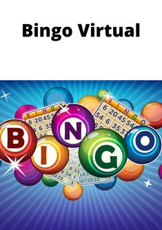 an image of a casino game with the words bingo virtual on it's screen