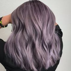 Chocolate Lilac Hair, Lilac Hair Color, Blond Balayage, Chocolate Hair, Lilac Hair, Hair Streaks, Lavender Hair, Hair Color Purple