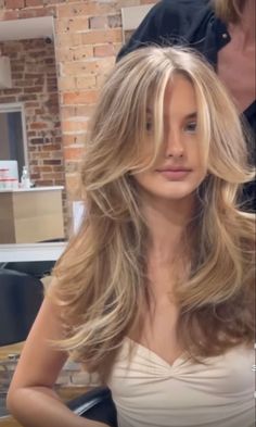 Hairstyles For Layered Hair, Blonde Hair Looks, Haircuts Straight Hair, Short Hairstyle, Haircuts For Long Hair, Hair Inspo Color, Long Hair Cuts, Aesthetic Hair