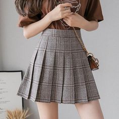 Color: Khaki, Size: XL Rok Mini Outfit, Outfits From The 90s, 80s 90s Aesthetic, 90s Teen, Rok Mini, Aesthetic Clothing Stores, Egirl Outfits, Office Dresses For Women, 90s Aesthetic