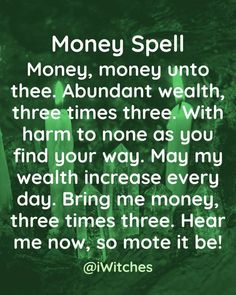 Witch Hacks, Money Spells Magic, The Dream Life, Spells That Actually Work, Money Attraction, Spells Magic, Money Prayer, Money Spells That Work, Good Luck Spells