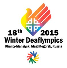 the logo for the winter olympics in khanny - mansyk, magnigorsk, russia