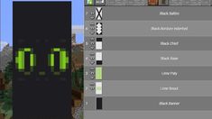 an image of a computer screen with the text minecraft in green and black on it