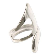 Silver whirls in a circle to leap with joy as it encounters the beloved. Always original Adriana de Gadea displays her talent with this stunning cocktail ring. .950 silver Silver Wrap Ring, Silver Cocktail, Wrap Ring, Women Artisans, Wrap Rings, Special Friend, Jewelry Packaging, Cocktail Ring, Jewelry Gift Box