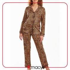 in stock Pajamas Cozy, Leopard Pajamas, Cute Pjs, Cute Sleepwear, Slumber Party, Pajama Pant, Sleep Pants, Loungewear Women, Sleepwear Sets