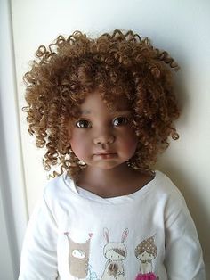 OOAK Angela Sutter Artist Doll "Peaches" What a beautiful doll! Afro Natural, Hair Doll, Black Dolls, Realistic Dolls, Toddler Dolls, Unique Dolls, Vinyl Dolls, Hello Dolly, Artist Doll