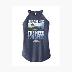 I have the need…the need for speed! Show your love for Top Gun with this juniors' graphic tank top.  Crewneck SleevelessFABRIC & CARE Cotton, polyester Machine wash Imported I have the need…the need for speed! Show your love for Top Gun with this juniors' graphic tank top.  Licensed Character  I have the need…the need for speed! Show your love for Top Gun with this juniors' graphic tank top. Size: Small. Color: Med Blue. Gender: unisex. Age Group: kids. Cropped Graphic Tees, High Neck Tank Top, Need For Speed, High Neck Tank, Blue Gender, Graphic Tank, Graphic Tank Top, Gender Female, Fabric Care