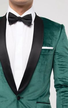 Make other guests green with envy at your next formal event by wearing our Green Slim Fit Velvet Jacket. Expertly tailored in our contemporary slim fit that sits a little closer to the body, this jacket has been cut from smooth velvet in a vibrant green shade making it a great style to wear for Christmas events. It features shawl lapels, satin covered buttons and is fully lined throughout. Wing Collar Shirt, Black Tie Tuxedo, Boys Waistcoat, Tweed Overcoat, Wedding Waistcoats, Velvet Tuxedo, Harris Tweed Jacket, Burgundy Tuxedo, Tuxedo Shoes