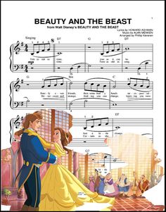 the beauty and the beast sheet music for disney's beauty and the beast musical