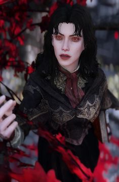 Vampire Skyrim, Skyrim Mod, Skyrim Dark Brotherhood Cosplay, Skyrim Wood Elf, Skyrim Vampire Lord, Elder Scrolls Art, Wood Elf