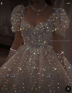 Pretty Quinceanera Dresses, Cute Dress Outfits, Princess Ball Gowns, Fairytale Dress, Sparkly Dress