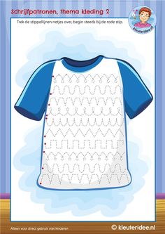 the sewing pattern for a t - shirt