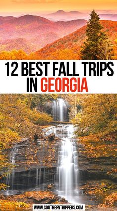 12 Best Places for Fall Trips in Georgia Things To Do In Georgia, Georgia Fall, Things To Do In Fall, Fall Foliage Trips, Georgia Trip, Fall Destinations, Southern Usa, Travel Georgia, Helen Georgia