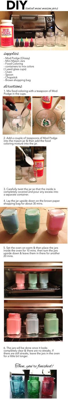 the instructions for how to make glass bowls