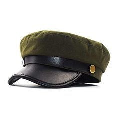 PRICES MAY VARY. 【FASHION MEN WOMEN HAT】several colors available, This adjustable baseball hat will add a touch of style to your daily look while keeping you warm and comfortable 【 ONE SIZE FITS MOST】This Chauffeur Hat fits for most people with one size(Approx. Measurement 22"-22.8"/56-58cm) and an adjustable strap, please measure carefully the circumference of head before purchasing. 【FASHION AND BREATHABLE MATERIAL】Made exclusively with the high quality cotton and sewing craftsmanship, also wi Chauffeur Hat, Military Cap, Hat Beret, Sailor Hat, Berets Cap, Military Hat, Hat For Men, Cooler Look, Cotton Hat