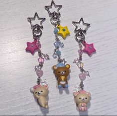 Emo Accessories, Cool Keychains, Jewelry Accessories Ideas, Birthday Wishlist, Cute Keychain, Cute Little Things, Cute Charms, Rilakkuma