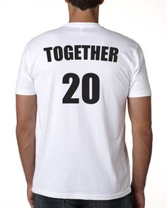 "Together Since 2018 Couples T-shirts Anniversary Shirts Couple Shirts Together Since Tees Couple Matching t-shirts Customize Shirts We offer black and white t-shirts. Please, left us a note which color you want. If you would like different text color, please left us a note. We offer: black, red, orange, blue, green, yellow, pink, gold, silver. Also we do custom orders. Fill free to ask questions. We will do our best to make you smile and be happy. Material: 100% Cotton Product Specifications: c Anniversary Shirts, Matching T Shirts, Amazing Girlfriend, Black And White T Shirts, Anniversary Shirt, White T Shirts, Couple Matching, Quality Hats, Gifts For Your Boyfriend