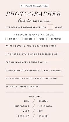 the wedding photography checklist is shown in white and black, with pink flowers on it