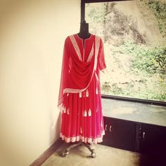 Red Anarkali, Luxurious Women, Gown Designs, Fusion Wear, Anarkali Dresses