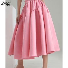 Shipping: Worldwide Express Shipping AvailableDelivery time: 7-15Days Fast ShippingReturns: Fast refund, 100% Money Back Guarantee.Brand Name: DEATMaterial: PolyesterStyle: High StreetOrigin: Mainland ChinaFabric Type: BlendedWaistline: Natural FactorsPattern Type: SolidSilhouette: Ball GownDresses Length: Mid-CalfDecoration: FoldsModel Number: 77.35Gender: WOMEN Skirts Elegant, Pink Midi Skirt, Pink Costume, Long Skirts For Women, Elegant Skirt, Long Skirts, Skirts For Women, 2023 Autumn, Office Attire