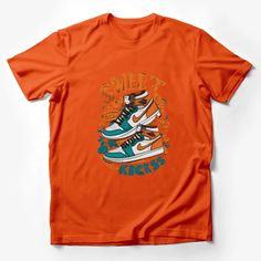 Vintage Sneaker T-Shirt, Sweet Kicks Graphic, Retro Style Hip Hop Tee, Urban Streetwear for Men and Women Male T-Shirt Custom graphic T-Shirt.Customize your color Unique Shirts Design, Streetwear Graphic Tees, Streetwear For Men, Hip Hop Tee, Streetwear Male, Retro Graphic Tees, Style Hip Hop, Vintage Sneakers, Urban Streetwear