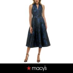 in stock Blue Floral Embroidery Knee-length Midi Dress, Blue Floral Embroidered Knee-length Midi Dress, Cocktail A-line Jacquard Midi Dress, Blue Floral Embroidered V-neck Midi Dress, Chic A-line Jacquard Mini Dress, Maxi Dresses Casual, Printed Midi Dress, Fit Flare Dress, Fit & Flare