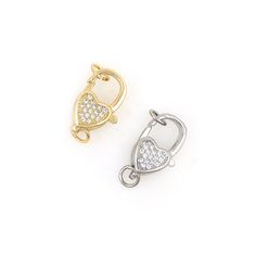 Heart Clasp,Micropavé CZ Carabiner,18K Gold Filled Bracelet Clasp,Necklace Clasp,Spring Clasp,Press Clasp,For Jewelry Making Size:17x10.5x6mm Quantity:1 pcs/5 pcs/10 pcs Material:Nickel Free Brass Plated ♥ PROCESSING & SHIPPING♥ ♥ All items purchased will be shipped within 1-3business days.♥ ♥ You can upgrade your shipping to UPS Express during check out if you want it quicker♥ ♥Standart Shipping Time : 7-15 days♥ ♥ Express Shipping Time : 3-5 business days.♥ ► CURRENT PRODUCTION TIMES♥ All item Necklace Clasp, Necklace Clasps, Clasp Necklace, Bracelet Clasps, Micro Pave, Gold Filled, 18k Gold, Jewelry Making, Plating