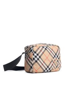 92% polyester, 8% polyurethane Luxury Nylon Rectangular Shoulder Bag, Luxury Nylon Business Bags, Luxury Business Nylon Bags, Luxury Nylon Crossbody Bag, Luxury Nylon Pouch Bag, Luxury Beige Nylon Bag, Beige Bag, Burberry Hat, Prada Leather