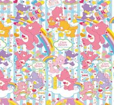 Cute cartoon care bears polyester waterproof fabric DIY 142cm x90cm ready to ship in 6-8 working days Fabric Diy, Care Bears, Diy Fabric, Waterproof Fabric, Cute Cartoon, Hong Kong, Bears, Craft Supplies, Electronic Accessories