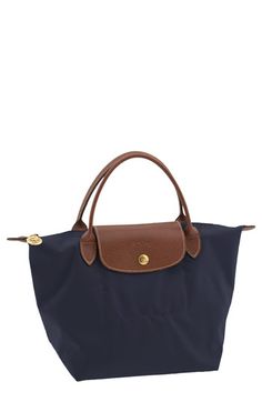 Longchamp 'Le Pliage - Mini' Tote available at #Nordstrom Longchamp Le Pliage Mini, Longchamp Mini Le Pliage, Longchamp Small Le Pliage, Longchamp Outfit, Longchamp Purse, Rainy Fall, Purple Tote, Longchamp Tote, Longchamp Bag