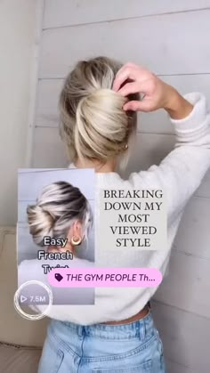 Messy Updos For Medium Length Hair Tutorial, Easy Updo For Long Thick Hair Diy, Easy Updos For Funerals, Easy Up Dos To Do On Yourself, Casual Hair Updos For Work, Easy Updo For Fine Hair Shoulder Length, Simple Updo Wedding Guest, Diy Wedding Guest Updo, Best Updos For Fine Hair