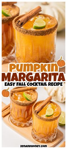 Wondering what fall drinks to serve at your next Thanksgiving dinner? Make this fun Pumpkin Spice Margarita that tastes like fall in a cup! One of the best Thanksgiving drinks ever! Sweet Margarita Recipe, Margarita Spicy, Thanksgiving Margarita, Thanksgiving Cocktail Recipes, Classic Margarita Recipe, Fall Cocktail, Margarita Cocktail