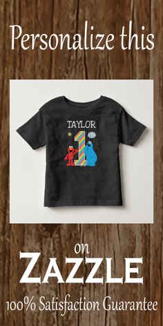 Sesame Street Pals Chalkboard Rainbow 1st Birthday Toddler T-shirt #sesamestreetelmo #ToddlerTshirt Fun Graphic Print T-shirt For First Birthday, Playful Multicolor T-shirt For First Birthday, First Birthday Multicolor Graphic T-shirt, Playful Black T-shirt For First Birthday, Playful Black Top For First Birthday, Playful Black Tops For First Birthday, Multicolor Graphic Print Top For First Birthday, Fun Multicolor T-shirt For First Birthday, Birthday Multicolor Cartoon Print T-shirt