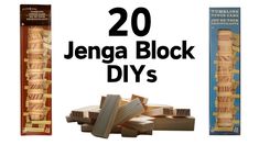 Fun and Easy Jenga Block DIYs