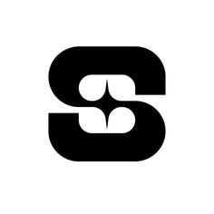 the letter s is made up of black and white letters