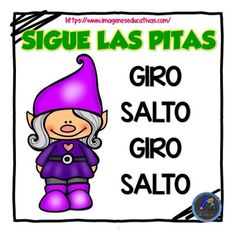 a sign that says, sique las pitas with an image of a gnome