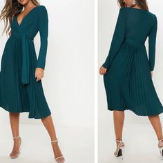 Prefer Little Thing Dress. Emerald Midi Dress With Long Sleeves And Pleated Skirt. New With Tags. Long Sleeve Midi Dress Maternity, Maternity Green Skirt Pleated, Green Long Sleeve Maternity Dress, Green A-line Midi Dress With Pleats, Green Maternity Dresses, Non-stretch Long Sleeve Maternity Dress, Ruffle Tiered Dress, Maternity Midi Dress, Long Sleeve Cocktail Dress