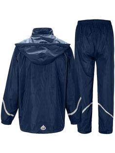 Experience the ultimate protection during your outdoor adventures with our Waterproof Men's Hooded Rain Suit. Crafted from high-quality polyester, this sweatshirt and hoodie set is designed to keep you dry and comfortable in any weather condition. Whether you're hiking, camping, or simply going out, this rain suit is the perfect choice for every season. Benefits: Stay dry and protected from the elements with waterproof fabric Long sleeves and a hooded collar provide extra coverage for added comfort Convenient pockets allow you to keep your essentials close at hand Versatile design is suitable for a variety of outdoor activities Easy-care instructions make maintenance a breeze Don't let rainy weather ruin your outdoor fun. Invest in our Waterproof Men's Hooded Rain Suit and enjoy peace of m Hooded Tracksuit For Outdoor Activities, Hooded Tracksuit For Outdoor Winter Activities, Hooded Winter Tracksuit For Outdoor, Hooded Outdoor Tracksuit Sportswear, Outdoor Hooded Tracksuit Sportswear, Hooded Tracksuit For Outdoor Sportswear, Winter Outdoor Sportswear Tracksuit, Sporty Weatherproof Raincoat For Sports, Moisture-wicking Windbreaker For Outdoor Sportswear