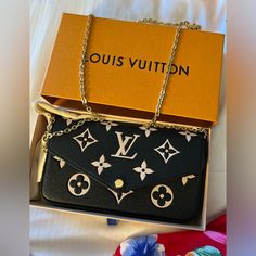 Brand New, Never Used, Box & Dust Bag Included. Louis Vuitton Birthday Party, Louis Vuitton Birthday, Louis Vuitton Felicie Pochette, Bags Louis Vuitton, Louis Vuitton Bags, Black Cream, Louis Vuitton Bag, Dust Bag, Bag Lady