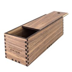 Wood Wine Box - Woodchuck USA Wine Bottle Storage Box, Wine Box Wall, Wooden Box Crafts, Dovetail Box, Wine Bottle Box, Wooden Box Diy, Wood Wine Box, Wooden Box Designs, Wine Boxes