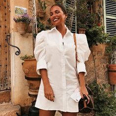 White Shirt Dress Must Have Usa Size 10 Runs Small Classic White Shirt, White Shirt Dress, What I Wore, Dress Codes, Classic White, White Shirt, Little Things, New Outfits, Insta Fashion