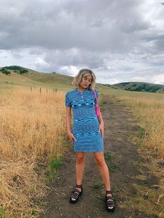 Meet the newest piece that has our closets absolutely freaking shook. The On The Verge Dress-- a blue multi knit mini dress that is just so rad. Different than anything we already have in our closets, this micro-knit midi holds major cool girl powers. We stan a casual dress moment, just add chucks or doc sandals for a fit that will instantly make you feel like the most chic girl in the room. It's not a want, but an absolute need. Why we love it: Made from super ﻿Micro-knit that holds everything Casual Blue Bodycon Mini Dress, Blue Bodycon Mini Dress Casual, Knit Mini Dress For Day Out, Trendy Knit Mini Dress, Trendy Blue Mini Dress, Blue Knit Mini Dress, Casual Blue Floral Mini Dress, Blue Fitted Knit Mini Dress, Fitted Casual Jacquard Knit Dress