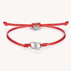 Wear these matching friendship bracelets to remind you of our connection. Know that the bond we share can not be broken. We were meant to be, you and me. The link keeps us connected, the red thread protects us, brings us luck, and reminds us to hold strong to what matters most. Size Fully adjustable, one size fits most. Total bracelet length is 10" or 25cm. Adjustable from 2-5 inches in diameter. Material Lead free, nickel free, hypoallergenic, tarnish resistant. Gold links are 18K gold dipped s Red Resizable Friendship Bracelets For Everyday, Adjustable Clasp Friendship Bracelets As Gift, Red Adjustable Friendship Jewelry, Red Adjustable Cord Friendship Jewelry, Red Adjustable Cord Jewelry For Friendship, Red Adjustable Friendship Bracelets, Matching Friendship Bracelets, Mantra Ring, Mantra Bands