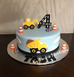 Vehicles Birthday Cake, 4th Birthday Cakes For Boys, Construction Birthday Party Cakes, Construction Theme Cake, Construction Truck Birthday, Truck Birthday Cake, Construction Birthday Cake, Cake Designs For Boy, Truck Birthday Cakes