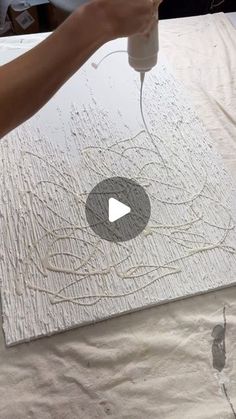 How To Create Textured Art, Simple Diy Canvas Art, Canvas Painting Ideas Texture, Large Artwork Living Room Diy, Adding Texture To Canvas, Textured Art Canvas Ideas, Texture Paste Art Ideas, Art Texture Techniques, Acrylic Texture Painting Ideas