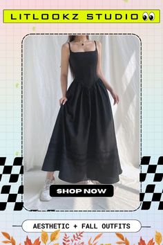 Chic Outerwear, Strap Maxi Dress, Christmas Party Outfits, Trendy Outfits For Teens, New Years Eve Outfits, Goth Aesthetic, Fall Aesthetic, Autumn Cozy, Thanksgiving Outfit